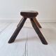 Tabouret de traite brutaliste
