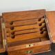Small wooden mail storage unit