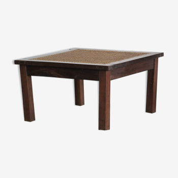 Table basse cannée