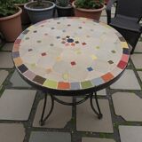 Moroccan mosaic table / side table / bistro table