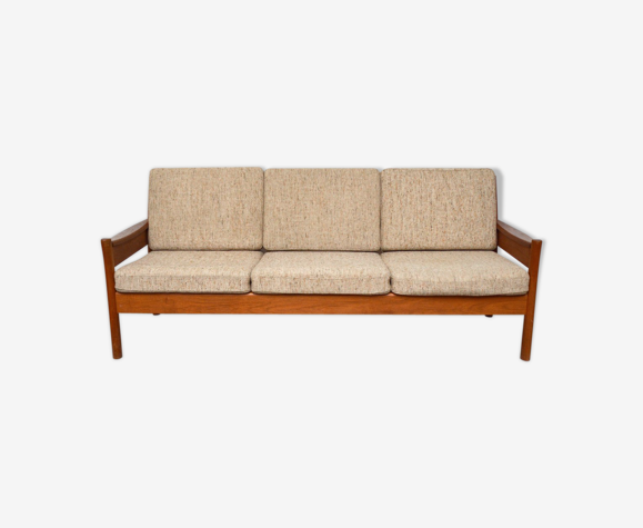 Dyrlund 3-seater teak sofa, 1960 | Selency