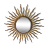 Sun gold metal mirror 54x54cm