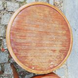 1900 brewery stools in curved wood