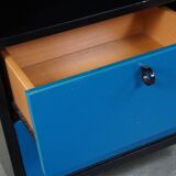 Vintage design (bedside) table by Umberto Asnago for Giorgetti on wheels