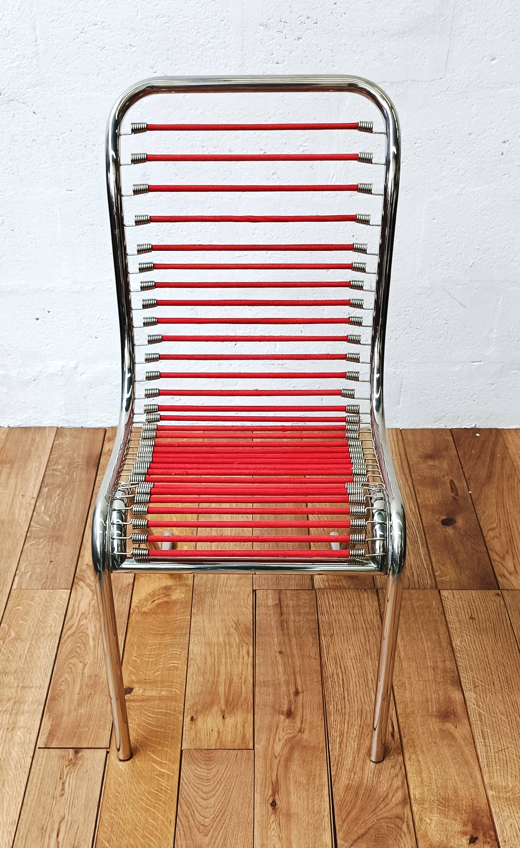 Pair of vintage chairs, Michel Duffet