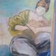 Lebasque painting on canvas early XXth
