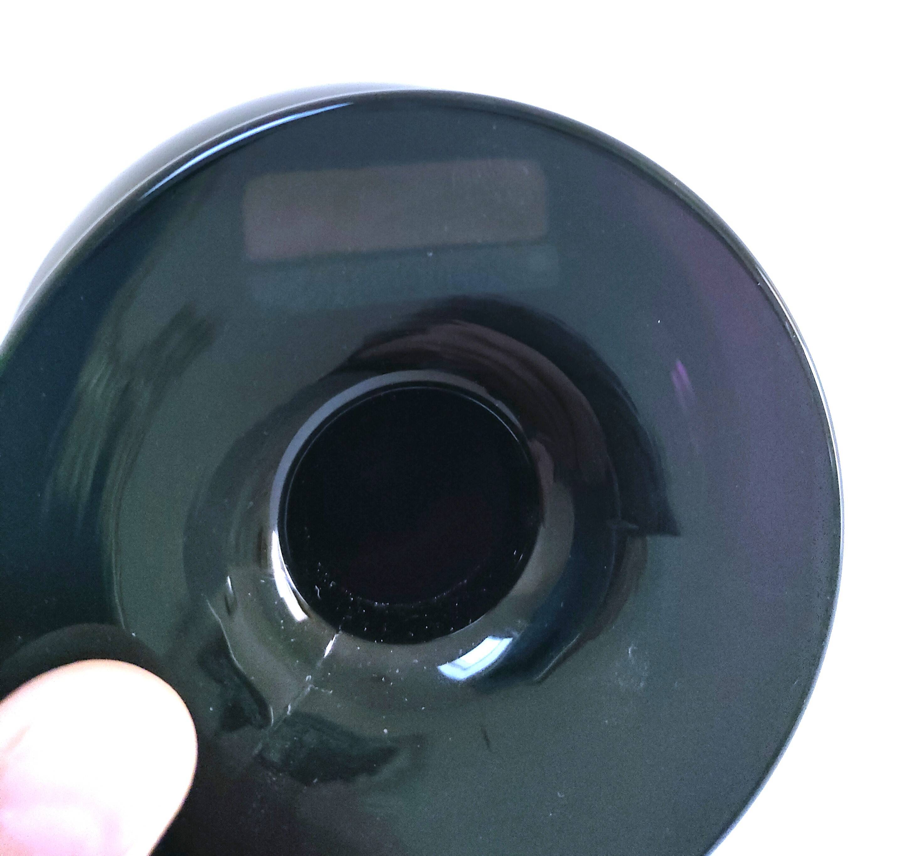 Bob le Bleis ball vase Moorish glassware Old glass paste