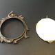 Round frame 13x17cm