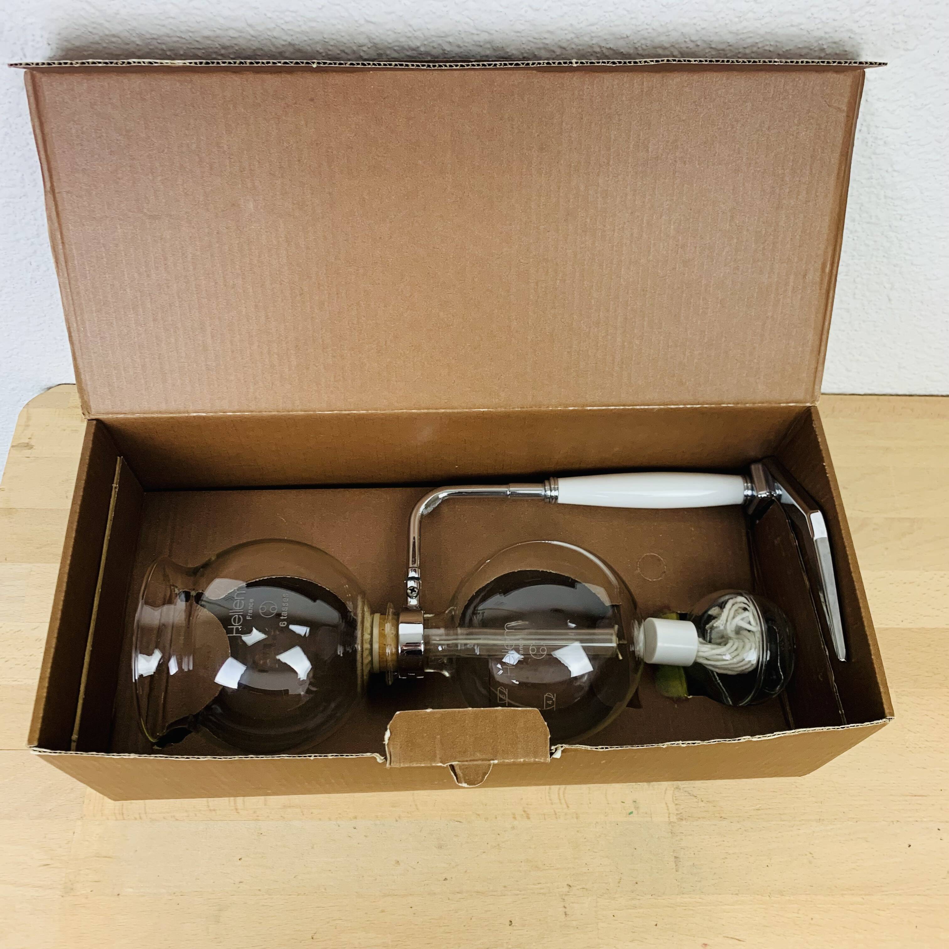 Hellem 6-cup vacuum coffee maker