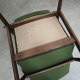 Pair of green GMF 64 armchairs by
Edmund Homa, Poland, 1960s