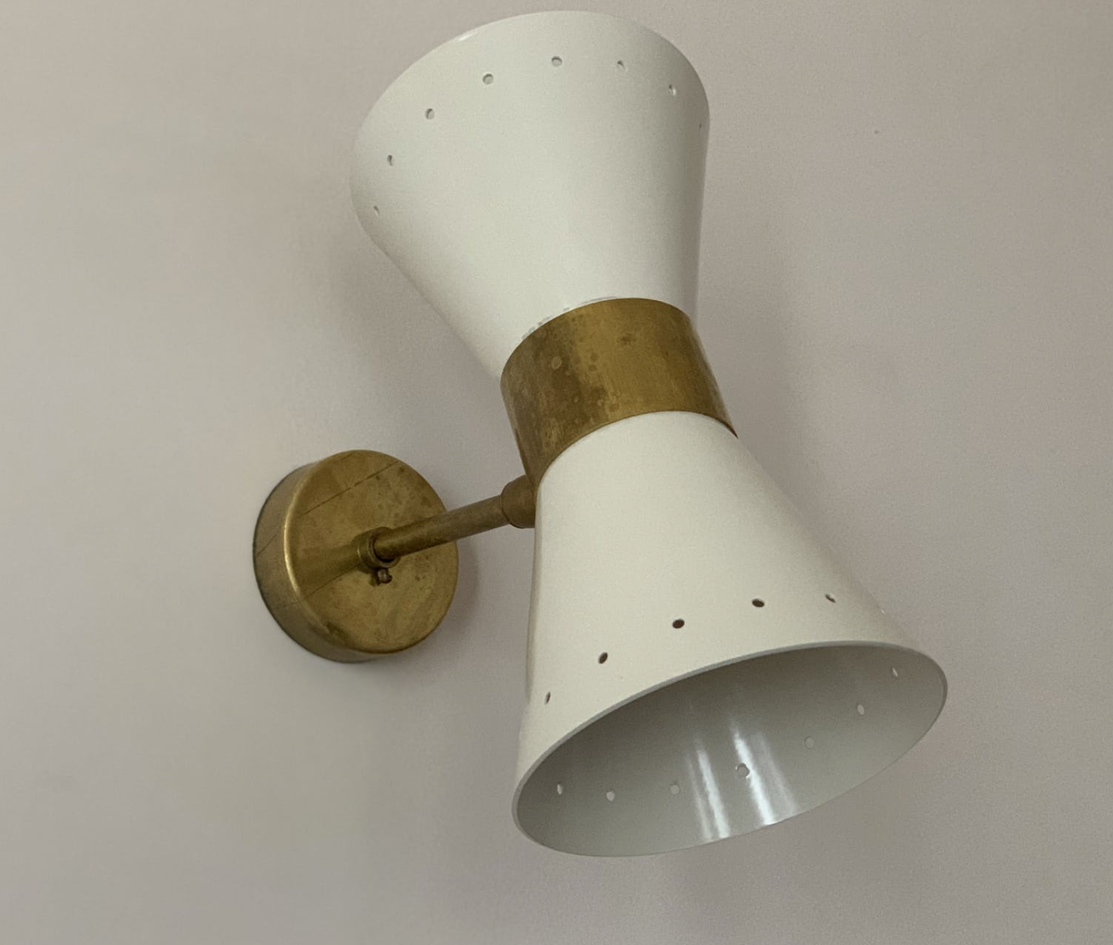 Pair of sconces de diabolo Italian