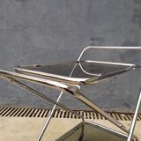 Vintage chrome bar cart