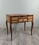 Marquetry Hairdresser in Louis XV Style, Dressing Table with Mirror, 20th Century