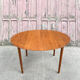 Solid teak table by Peter Hvidt for Soborg, 1956