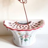 Wall-mounted flower stand, Segries Workshops, Moustiers, France