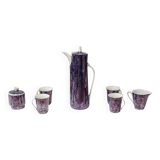 Vintage Porcelain Coffee Set, 1960s, Set of 7