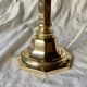 Pair of vintage brass lamp bases