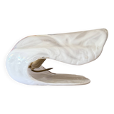 Murano blown shell shaped glass sculptural table lamp, La Murrina Italy 197