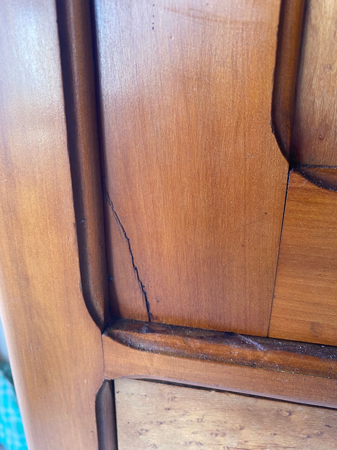 Art Deco hotel-style Parisian wardrobe chest or