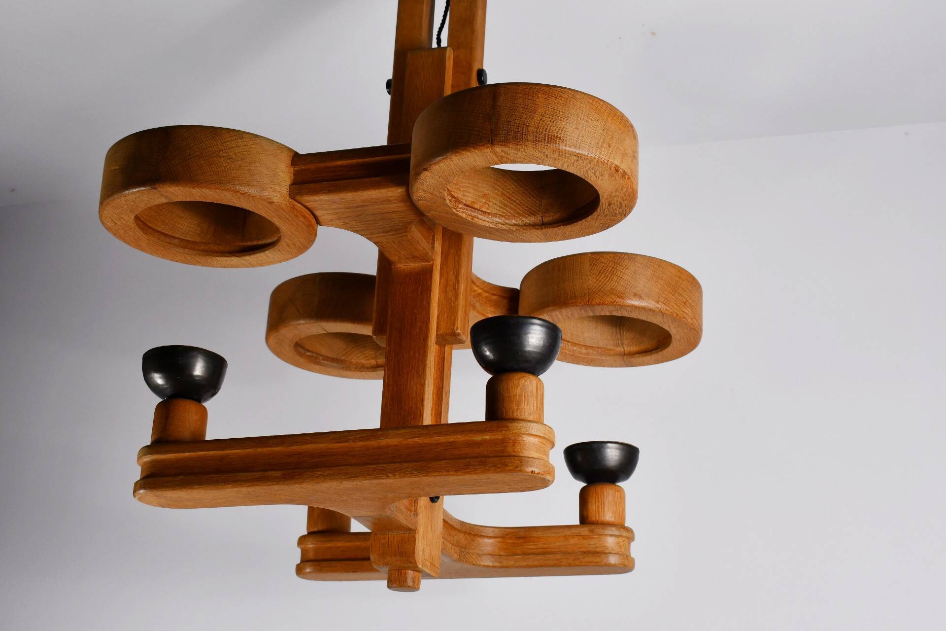 Large ceiling light by Guillerme et Chambron for Votre Maison