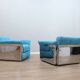 Fauteuils Larissa Saporiti des années 1970 par Vittorio Introini