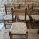 Chaises brutaliste