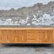 Enfilade vintage en pin 1970 1980 style scandinave