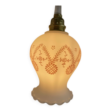 Vintage opaline lamp