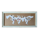 Stencil tableau "dancing harlequins" by Emile Sevelinge (19th-20th century)