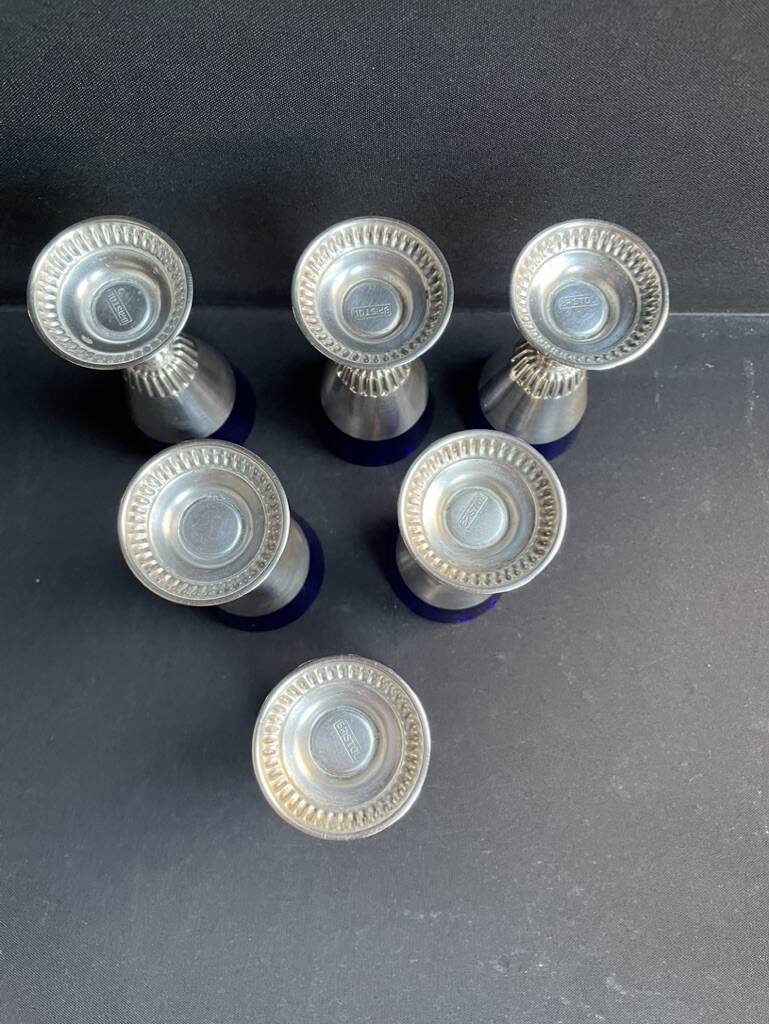 Box of 6 overlay liqueur glasses - Bristol