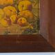 Oil on panel e croizet still life with apples grapes late nineteenth century