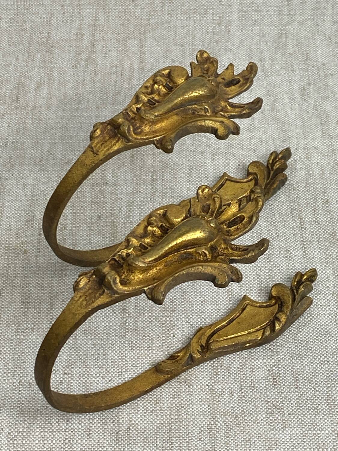 Bronze coat hooks