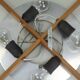 mid century modern luxus vittsjö ceiling light,  Uno & Östen Kristiansson,