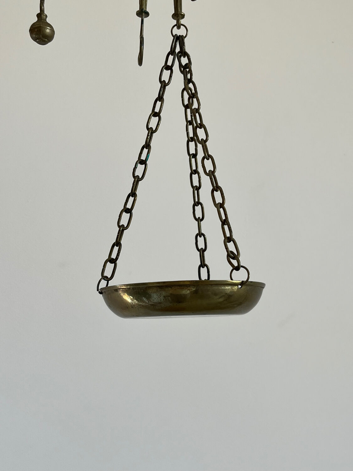 Balance romaine laiton