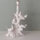 Vintage Italian ceramic table lamp with doves.