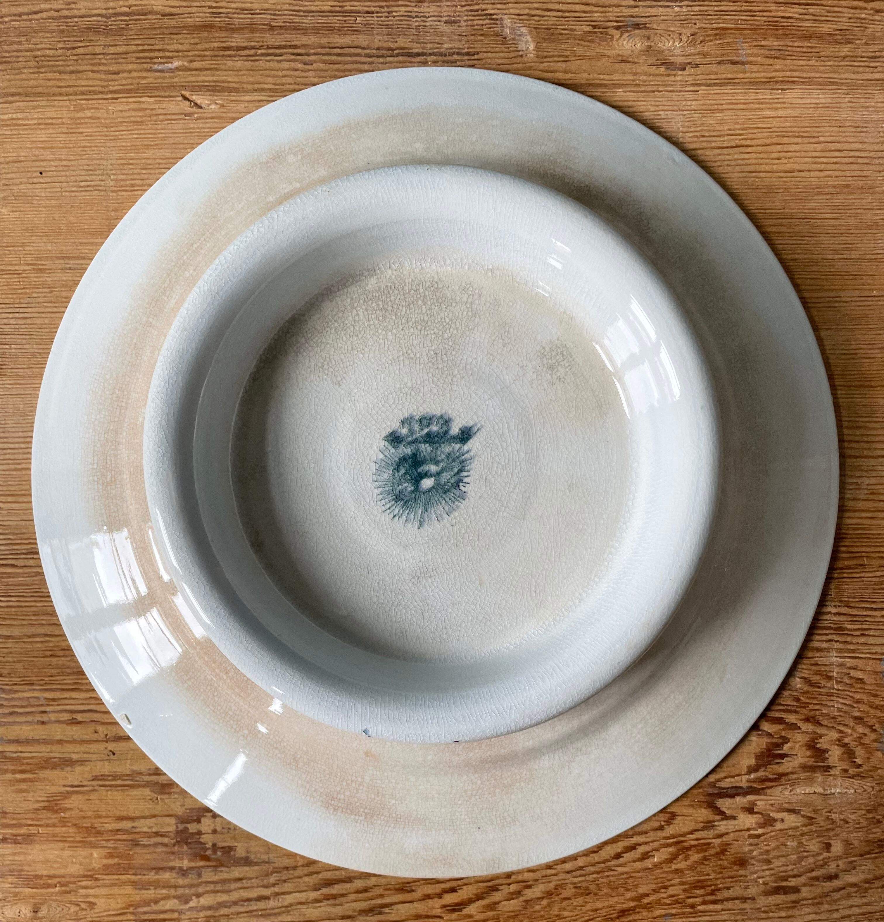 Old Compotier Terre de Fer XIXth