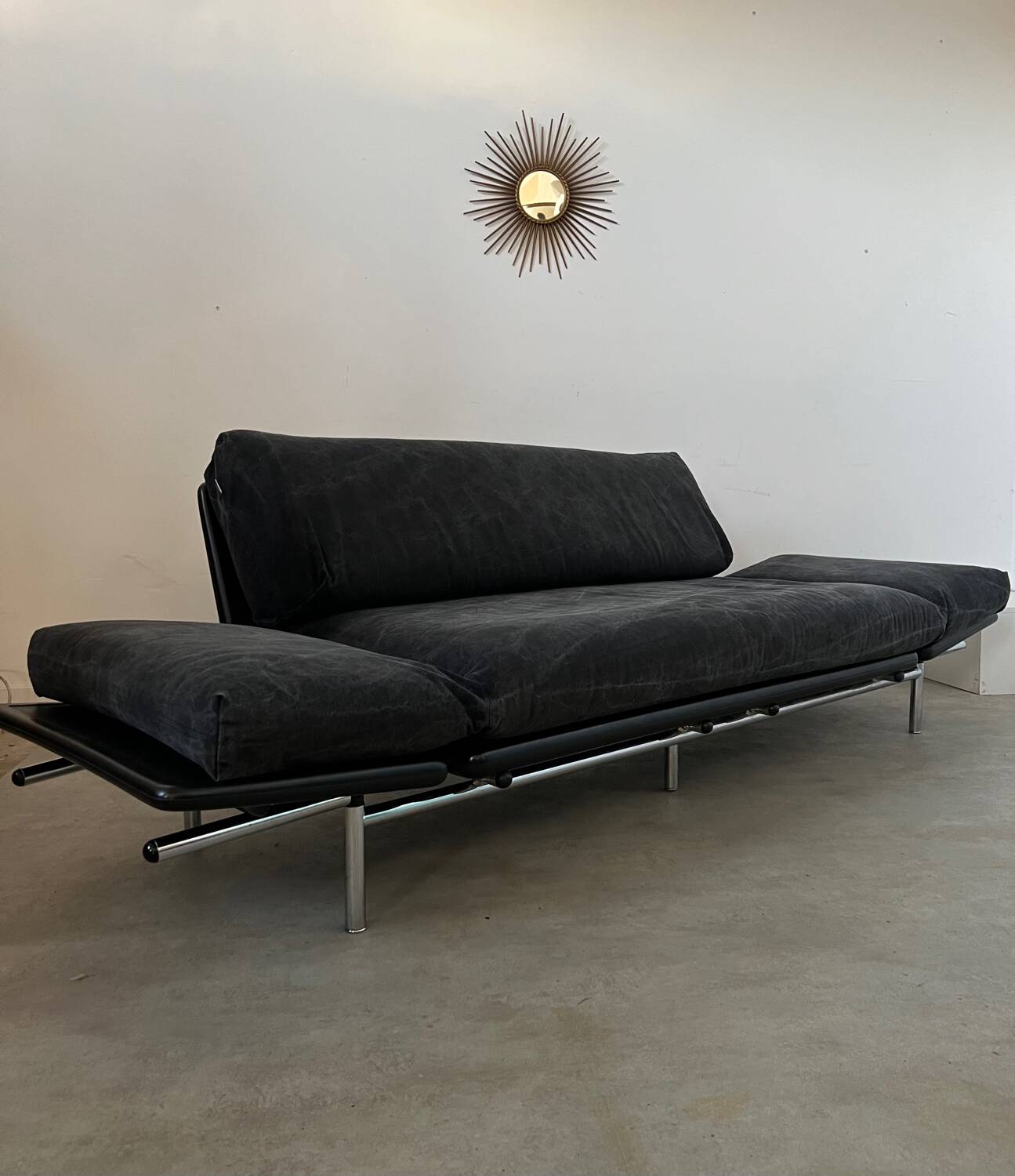 Vintage 2/3 seater sofa "Rataplan" Italian design Roberto Tapinassi for Dema modular