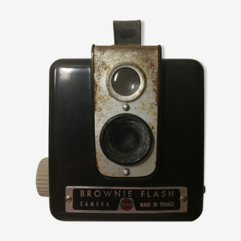 Brownie Flash 50s kodak camera with leather bag