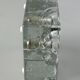 60s 70s Wall Lamp Ice Glass Cube Wall Sconce by Müller & Zimmer Germany