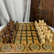 Jeu d’échec et de backgammon, coffret en marqueterie