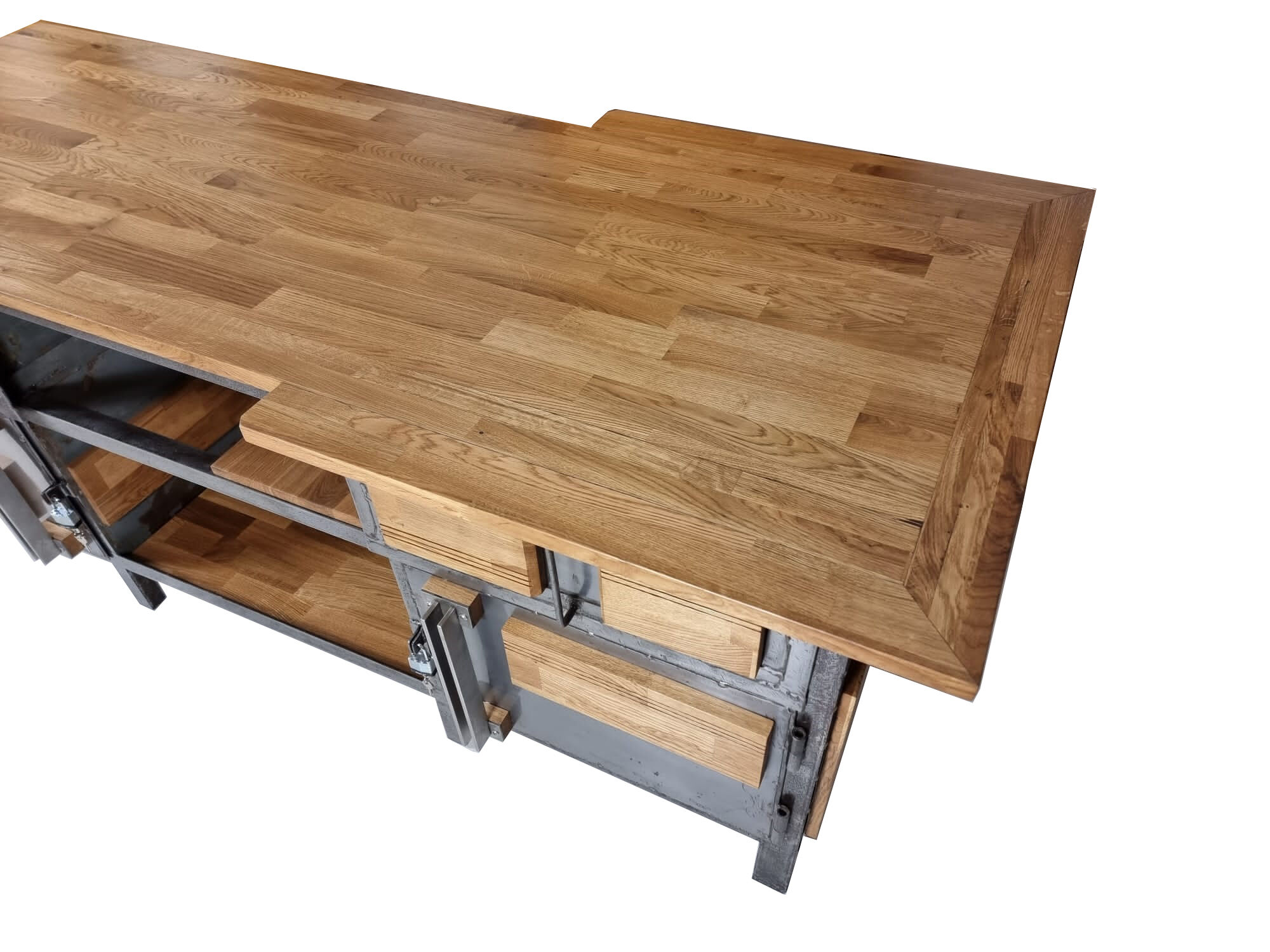 Industrial kitchen island, 1970s