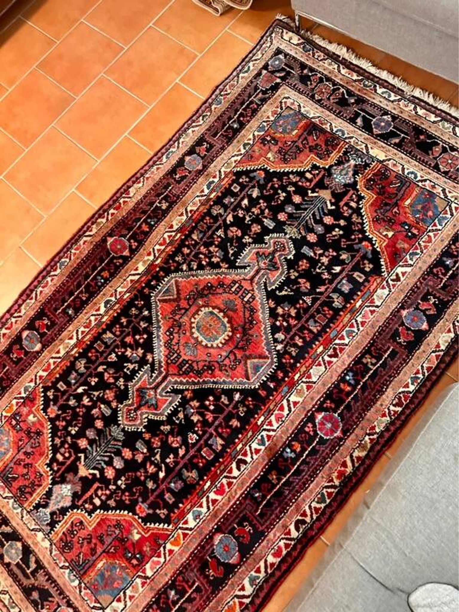Tapis iranien vintage