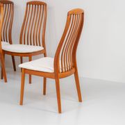 Set of 10 dining chairs by Kai Kristiansen for Schou Andersen (Denmark