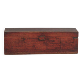 Coffre chinois ancien en grenat rouge (c.1900) #11