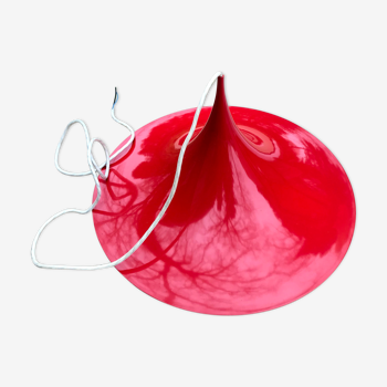 Suspension scandinave rouge Claus Bonderup et Torsten Thorup années 60