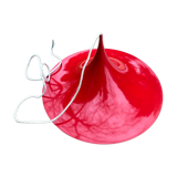 Scandinavian red hanging lamp Claus Bonderup and Torsten Thorup 60s