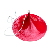 Suspension scandinave rouge Claus Bonderup et Torsten Thorup années 60