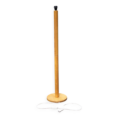Lampadaire bois vintage sapin, lampe de plancher, lampe bois