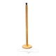 Vintage fir wood floor lamp, floor lamp, wooden lamp