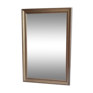 miroir de style ancien cadre dorure 90x60cm